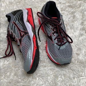 Mizuno Wave Enigma sneakers.